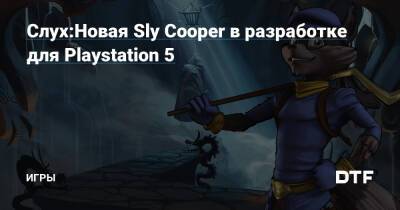 Слух:Новая Sly Cooper в разработке для Playstation 5 — Игры на DTF - dtf.ru