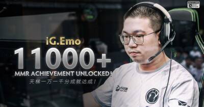 Emo набрал 11 тыс. MMR в Dota 2 - cybersport.ru - Сингапур