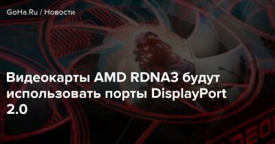 Видеокарты AMD RDNA3 будут использовать порты DisplayPort 2.0 - goha.ru