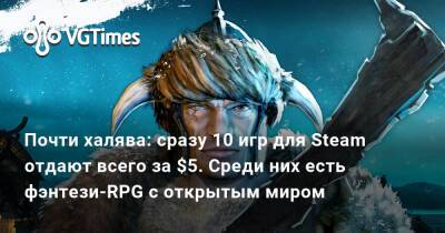 Почти халява: сразу 10 игр для Steam отдают всего за $5. Среди них есть фэнтези-RPG с открытым миром - vgtimes.ru