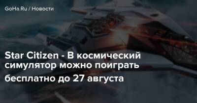 Star Citizen - В космический симулятор можно поиграть бесплатно до 27 августа - goha.ru