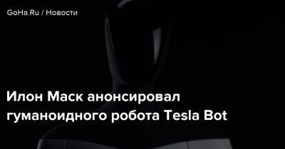 Илон Маск - Илон Маск анонсировал гуманоидного робота Tesla Bot - goha.ru
