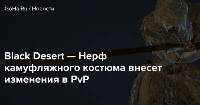 Black Desert — Нерф камуфляжного костюма внесет изменения в PvP - goha.ru