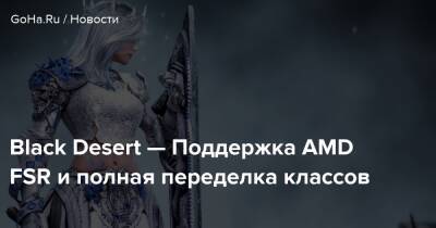 Black Desert — Поддержка AMD FSR и полная переделка классов - goha.ru