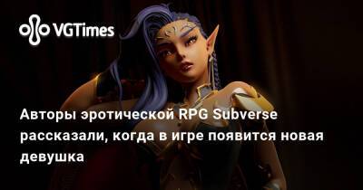 Авторы эротической RPG Subverse рассказали, когда в игре появится новая девушка - vgtimes.ru