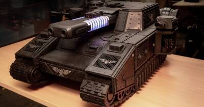 Мастер сделал корпус для ПК в виде танка из Warhammer 40,000 - cybersport.ru