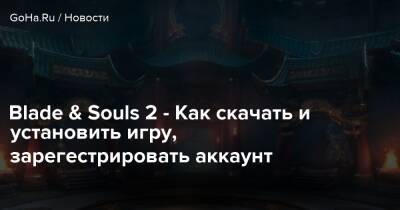 Blade & Souls 2 - Как скачать и установить игру, зарегестрировать аккаунт - goha.ru