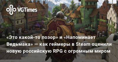 «Это какой-то позор» и «Напоминает Ведьмака» — как геймеры в Steam оценили новую российскую RPG с огромным миром - vgtimes.ru