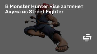 В Monster Hunter Rise заглянет Акума из Street Fighter - stopgame.ru