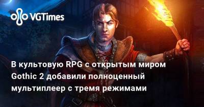 В культовую RPG с открытым миром Gothic 2 добавили полноценный мультиплеер с тремя режимами - vgtimes.ru