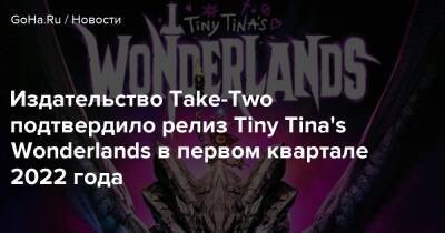 Издательство Take-Two подтвердило релиз Tiny Tina's Wonderlands в первом квартале 2022 года - goha.ru