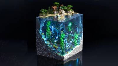 Художник представил потрясающий рендер, сделанный с помощью Minecraft - playground.ru