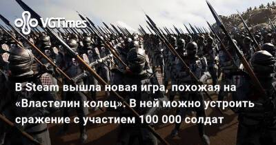 В Steam вышла новая игра, похожая на «Властелин колец». В ней можно устроить сражение с участием 100 000 солдат - vgtimes.ru
