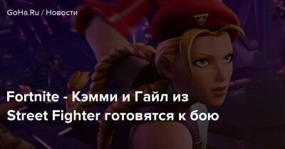Fortnite - Кэмми и Гайл из Street Fighter готовятся к бою - goha.ru