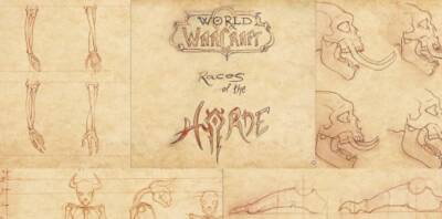 Художница изобразила строение персонажей классических рас Орды из World of Warcraft - noob-club.ru