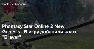 Phantasy Star Online 2 New Genesis - В игру добавили класс “Braver” - goha.ru