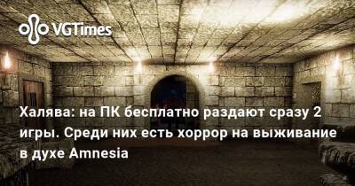 Халява: на ПК бесплатно раздают сразу 2 игры. Среди них есть хоррор на выживание в духе Amnesia - vgtimes.ru