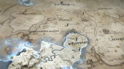 Интерактивная карта мира MMORPG New World - mmo13.ru