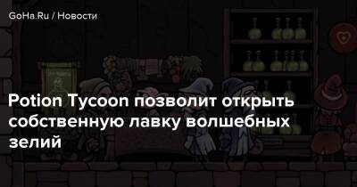 Potion Tycoon позволит открыть собственную лавку волшебных зелий - goha.ru