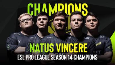 Историческая победа: команда Natus Vincere выиграла турнир ESL Pro League Season 14 - games.24tv.ua