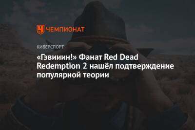 Даниил Медведев - «ГЭВИИИИН!». Фанат Red Dead Redemption 2 нашёл подтверждение популярной теории - championat.com - Сша