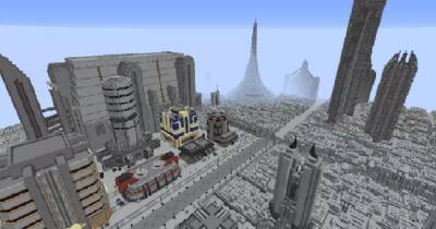 Энтузиаст воссоздаёт в Minecraft Галактику «Звёздных войн»: показали Корусант и Татуин - gametech.ru