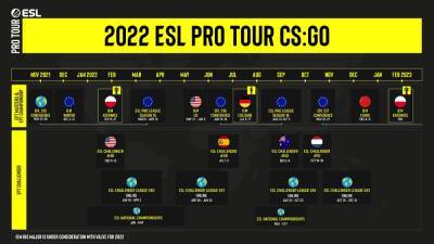 Esl - ESL представил расписание турниров до 2023 года - cybersport.metaratings.ru