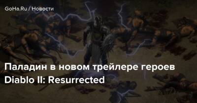 Паладин в новом трейлере героев Diablo II: Resurrected - goha.ru