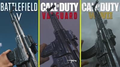 Видео сравнение оружия в Call of Duty: Vanguard, Battlefield 5 и Call of Duty WWII - gametech.ru