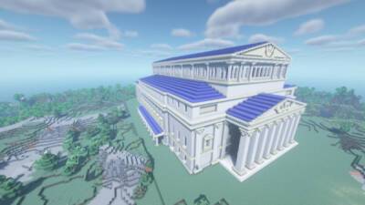 Энтузиаст воссоздал Большой театр из Civilization VI в Minecraft — видео процесса — WorldGameNews - worldgamenews.com