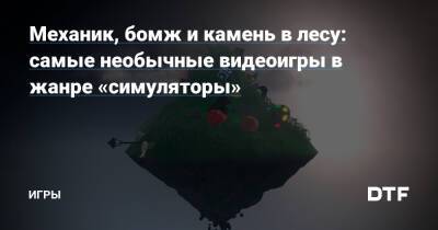 Механик, бомж и камень в лесу: самые необычные видеоигры в жанре «симуляторы» — Игры на DTF - dtf.ru