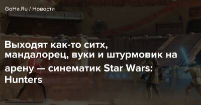 Выходят как-то ситх, мандалорец, вуки и штурмовик на арену — синематик Star Wars: Hunters - goha.ru