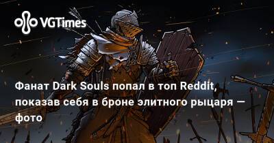 Фанат Dark Souls попал в топ Reddit, показав себя в броне элитного рыцаря — фото - vgtimes.ru