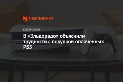 В «Эльдорадо» объяснили трудности с покупкой оплаченных PS5 - championat.com