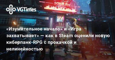 «Изумительное начало» и «Игра захватывает» — как в Steam оценили новую киберпанк-RPG с прокачкой и нелинейностью - vgtimes.ru