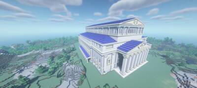 Энтузиаст воссоздал Большой театр из Civilization VI в Minecraft — видео процесса - igromania.ru
