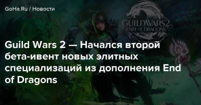 Guild Wars 2 — Начался второй бета-ивент новых элитных специализаций из дополнения End of Dragons - goha.ru