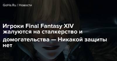 Игроки Final Fantasy XIV жалуются на сталкерство и домогательства — Никакой защиты нет - goha.ru