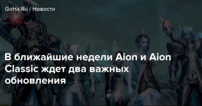 В ближайшие недели Aion и Aion Classic ждет два важных обновления - goha.ru