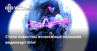 Стали известны возможные названия видеокарт Intel - vgtimes.ru