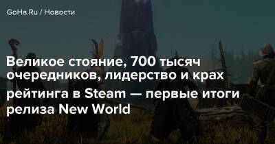 Великое стояние, 700 тысяч очередников, лидерство и крах рейтинга в Steam — первые итоги релиза New World - goha.ru - Сша
