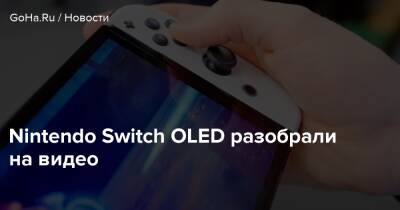 Эванс Остин - Nintendo Switch OLED разобрали на видео - goha.ru - Россия