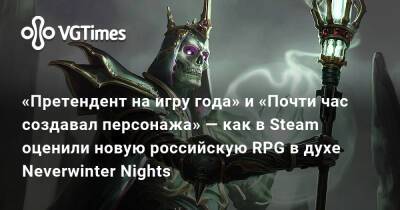«Претендент на игру года» и «Почти час создавал персонажа» — как в Steam оценили новую российскую RPG в духе Neverwinter Nights - vgtimes.ru