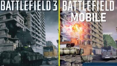 Видео сравнение графики Battlefield Mobile и Battlefield 3 - gametech.ru
