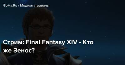 Стрим: Final Fantasy XIV - Кто же Зенос? - goha.ru