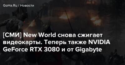 [СМИ] New World снова сжигает видеокарты. Теперь также NVIDIA GeForce RTX 3080 и от Gigabyte - goha.ru