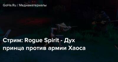 Стрим: Rogue Spirit - Дух принца против армии Хаоса - goha.ru