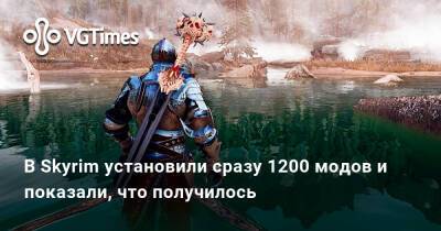 В Skyrim установили сразу 1200 модов и показали, что получилось - vgtimes.ru