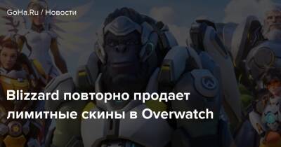 Blizzard повторно продает лимитные скины в Overwatch - goha.ru