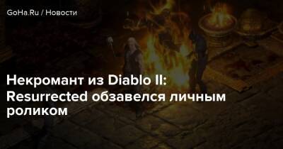 Некромант из Diablo II: Resurrected обзавелся личным роликом - goha.ru